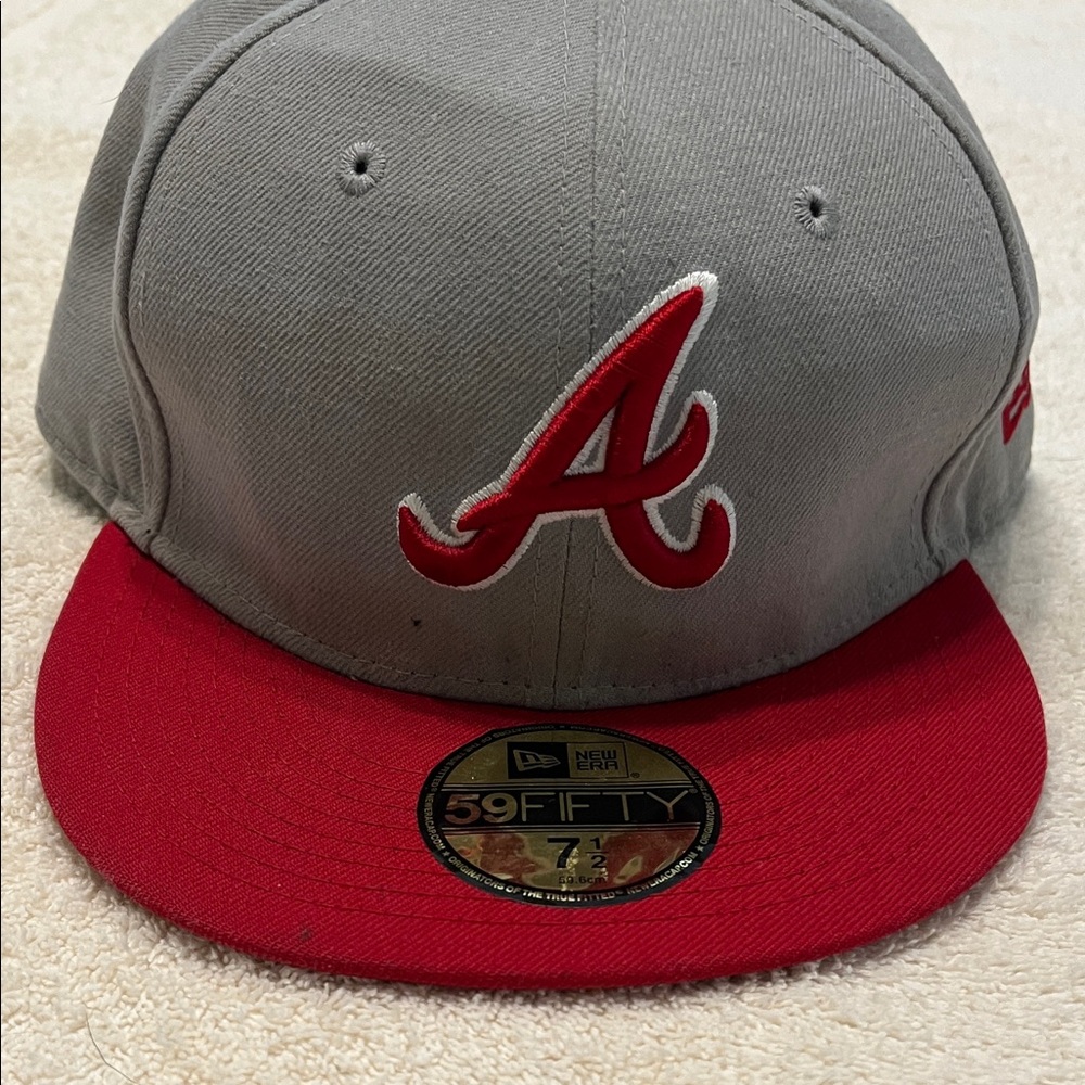 MLB Official Atlanta Braves Baseball Cap by New Err. Size 7.5